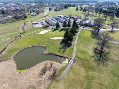 Aerial view at 1086 Pebble Brook Drive, Noblesville, IN