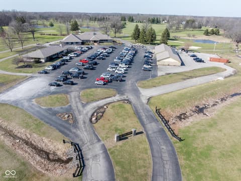 Aerial view at 1086 Pebble Brook Drive, Noblesville, IN