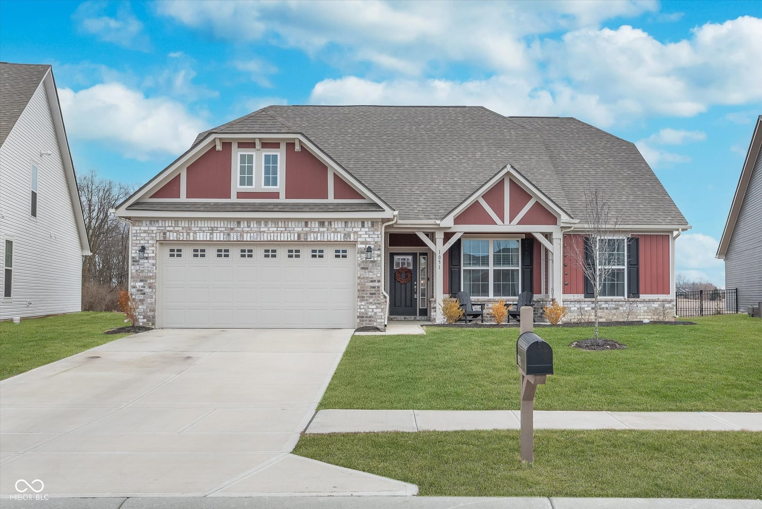 Front exterior at 1051 Macoun Drive, Westfield, IN