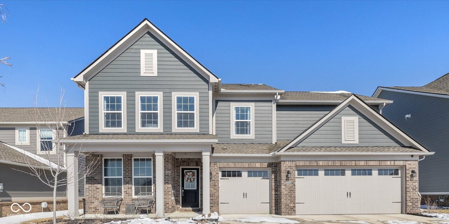 Front exterior at 16052 Sedalia Drive, Fishers, IN