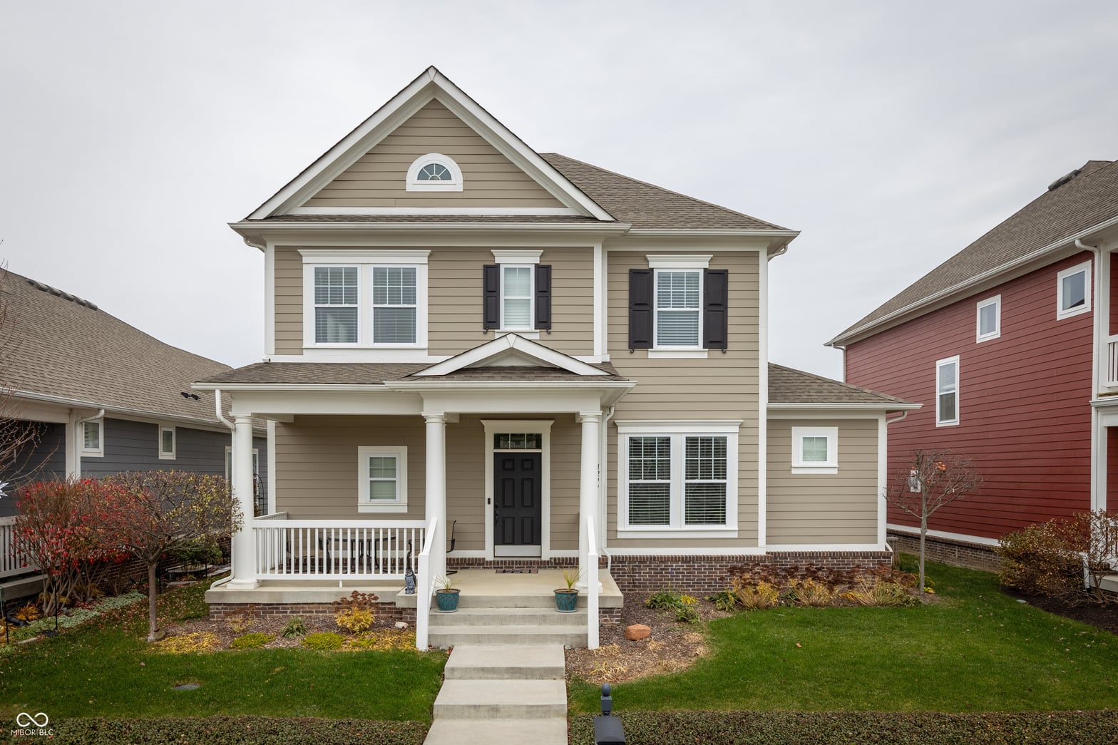 Front exterior at 12991 Pennington Road, Fishers, IN