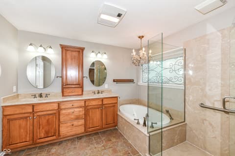 Primary bathroom at 5300 Breakers Way, Carmel, IN