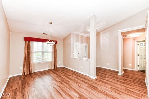 Living room at 5300 Breakers Way, Carmel, IN