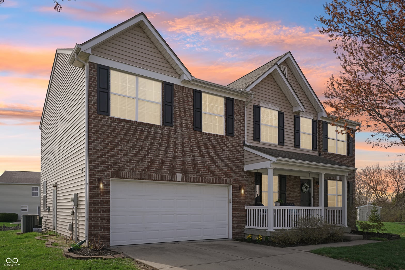 Front exterior at 10887 Gresham Place, Noblesville, IN