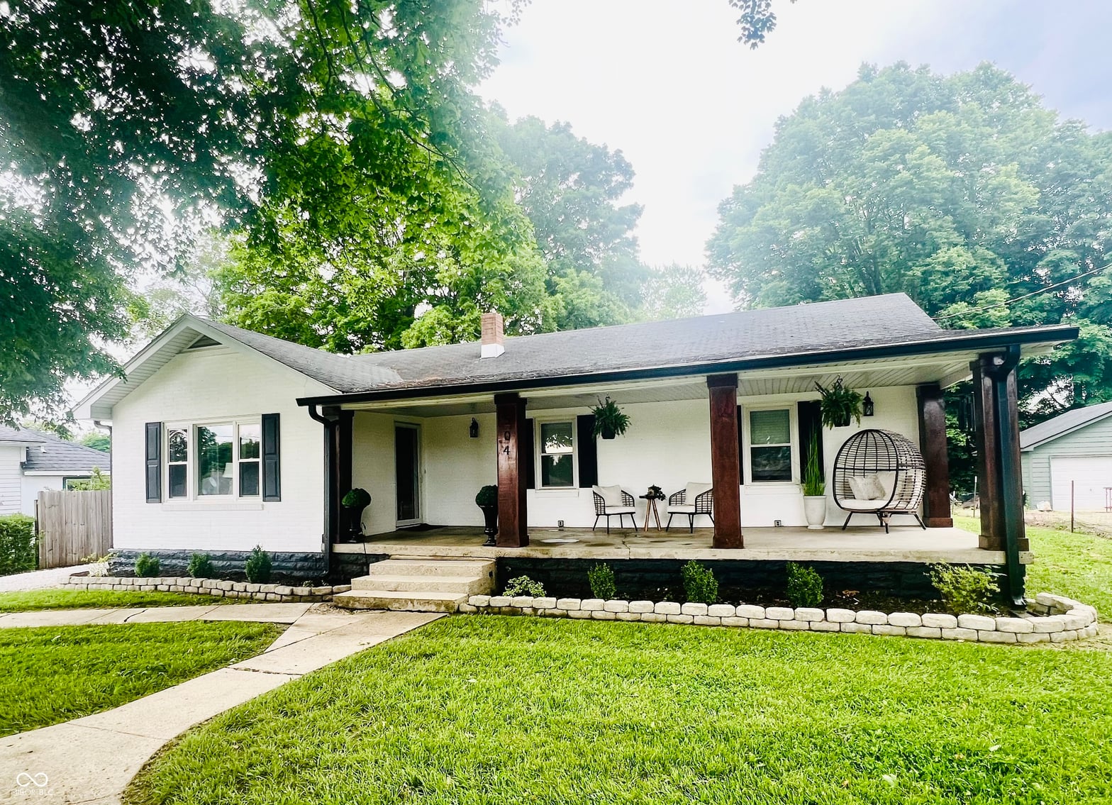 Front exterior at 504 S Main Street, Waldron, IN