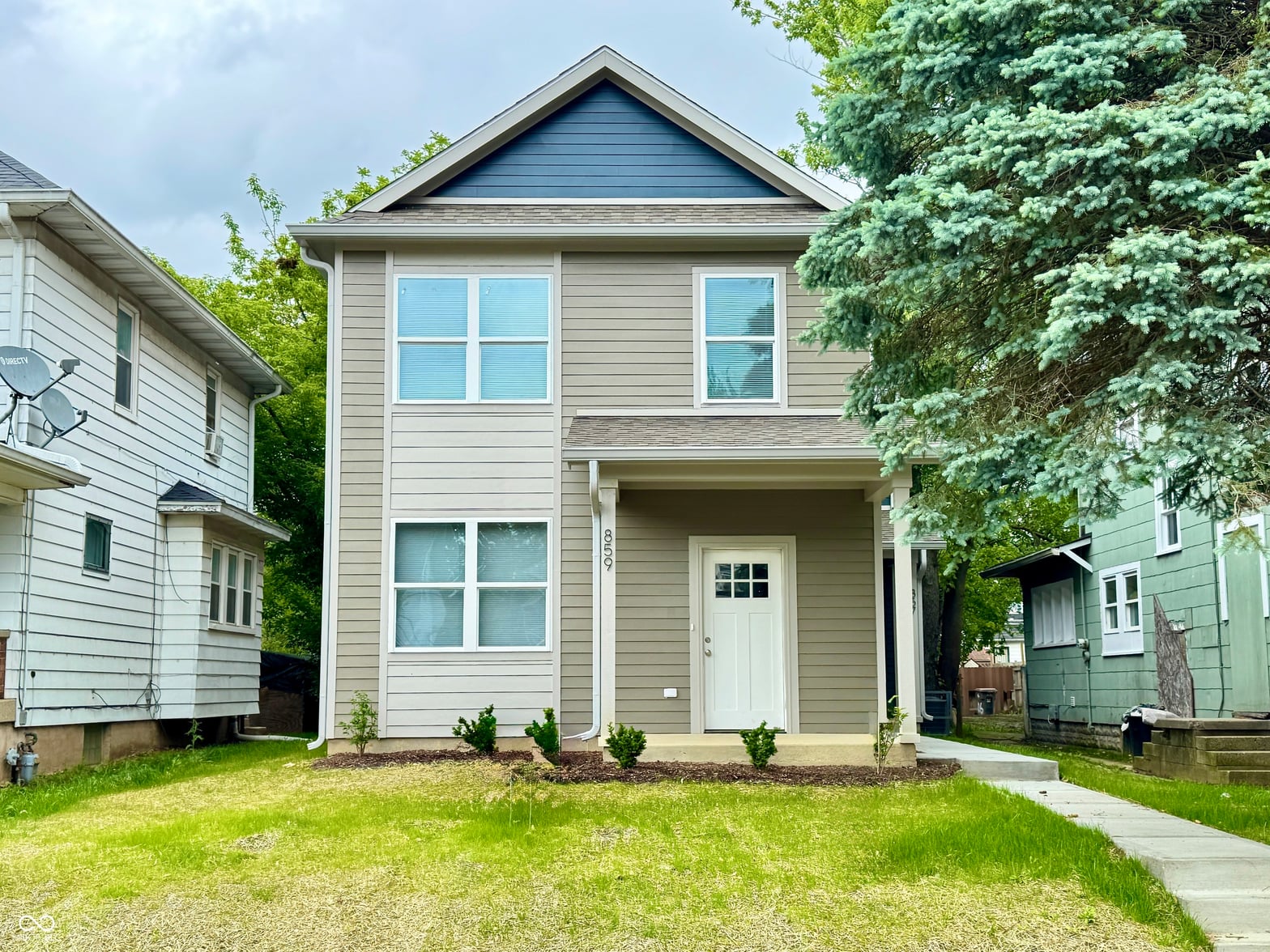 Front exterior at 857 N Oakland Avenue, Indianapolis, IN