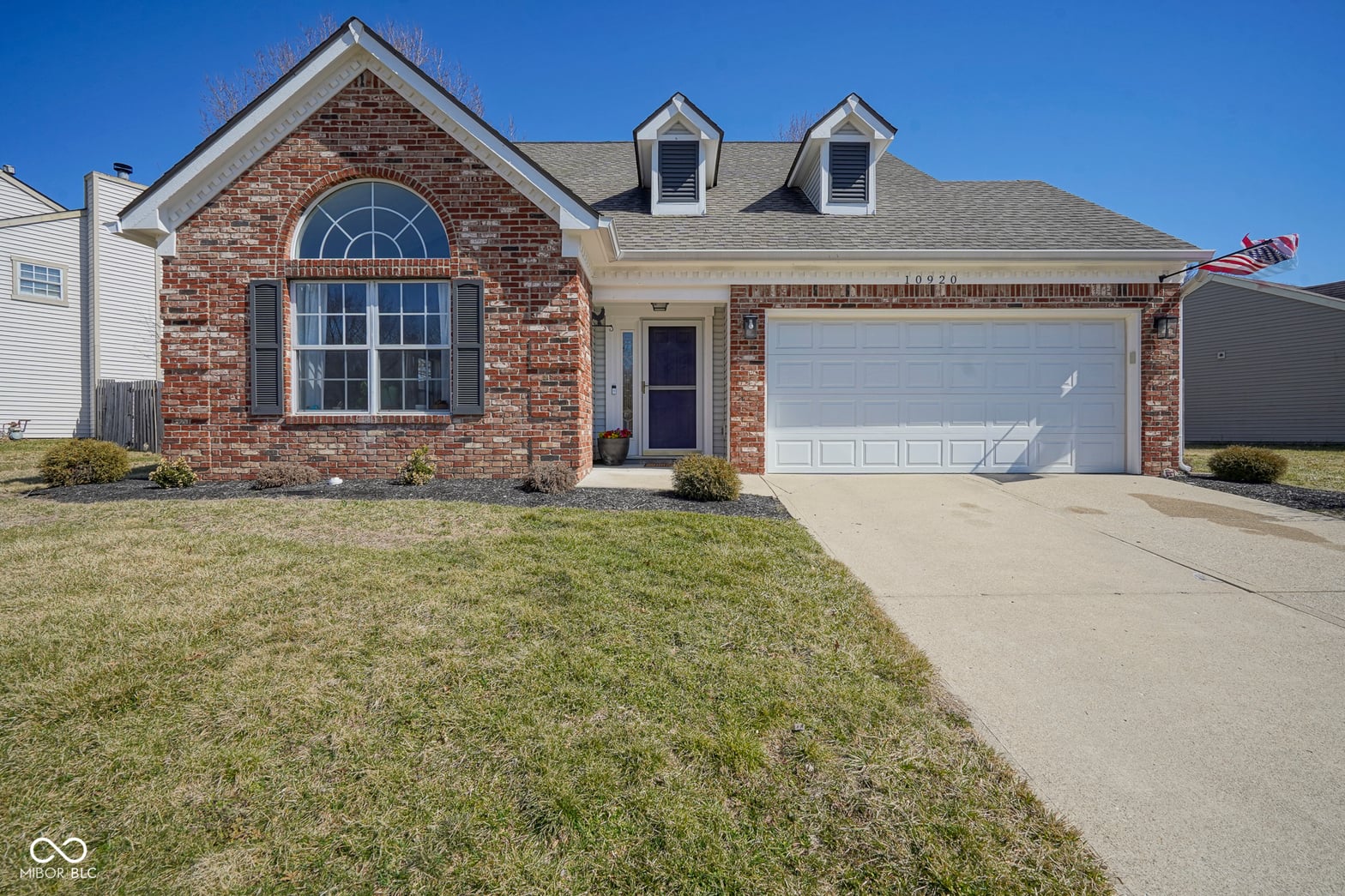 Front exterior at 10920 Gate Circle, Fishers, IN