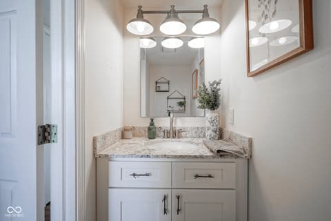 Bathroom at 10920 Gate Circle, Fishers, IN