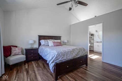 Primary bedroom at 10920 Gate Circle, Fishers, IN