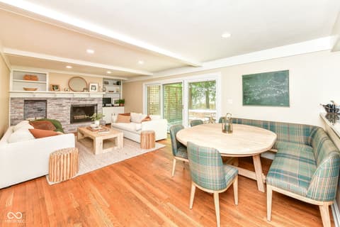 Family room at 12714 Brookshire Parkway, Carmel, IN