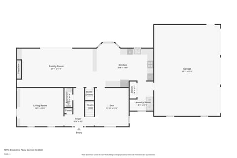 Floor Plan — 12714 Brookshire Parkway, Carmel, IN