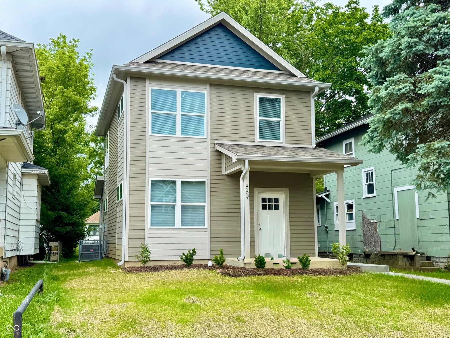 Front exterior at 859 N Oakland Avenue, Indianapolis, IN
