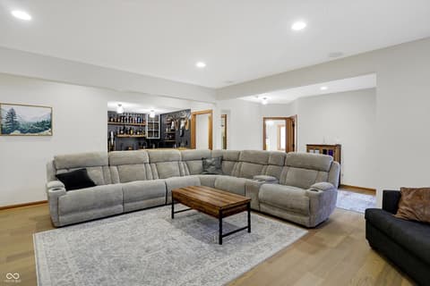 Living room at 11850 Deer Walk Drive, Cicero, IN