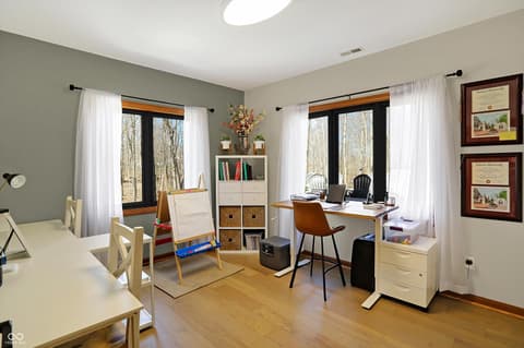 Home office at 11850 Deer Walk Drive, Cicero, IN