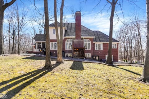 Backyard at 11850 Deer Walk Drive, Cicero, IN