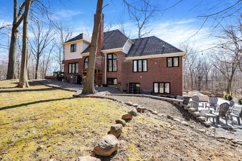 Backyard at 11850 Deer Walk Drive, Cicero, IN