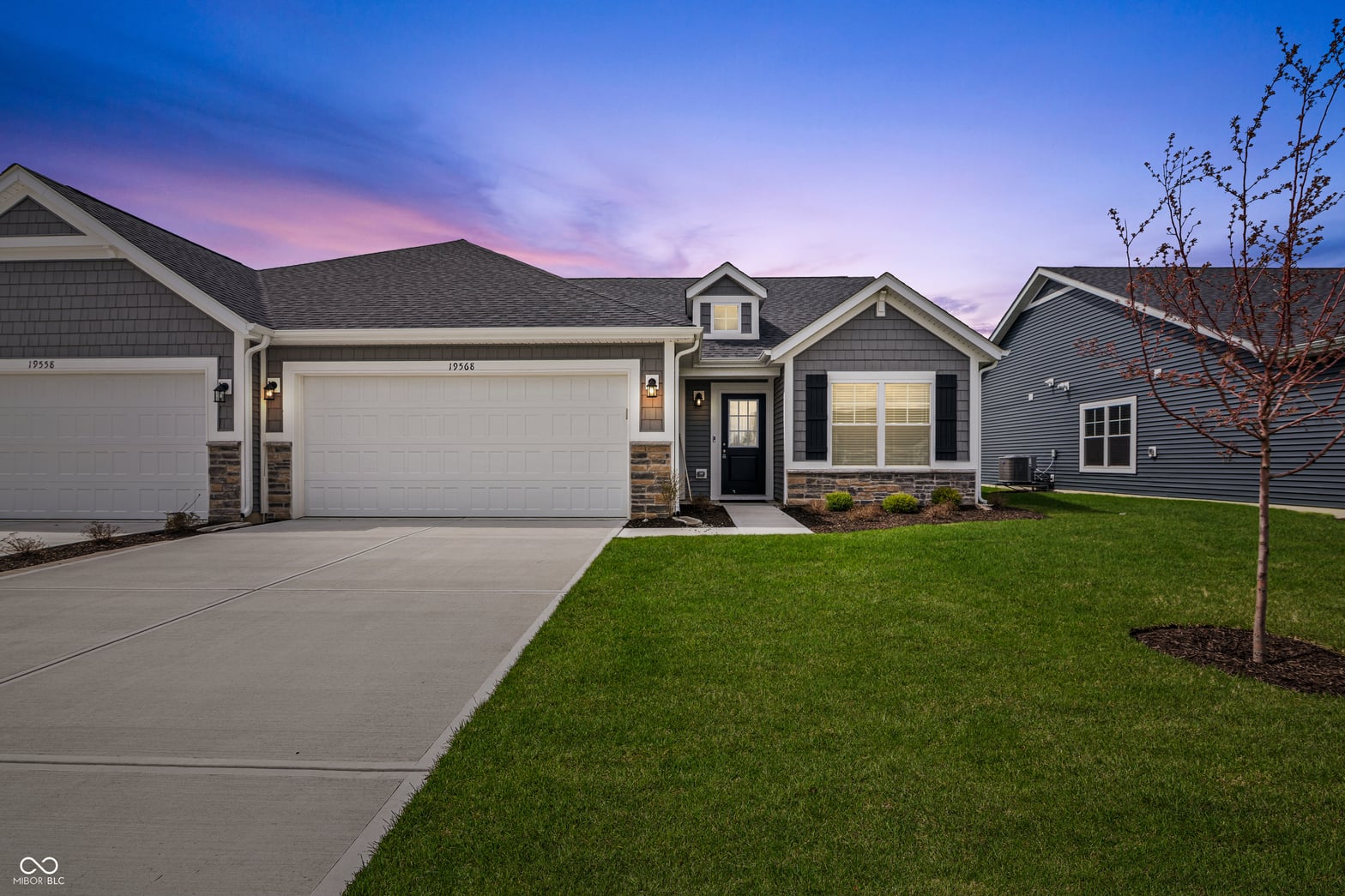 Front exterior at 19568 Astoria Avenue, Sheridan, IN