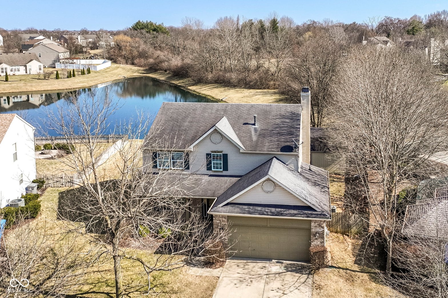 Aerial view at 15882 Arbor Grove Boulevard, Noblesville, IN