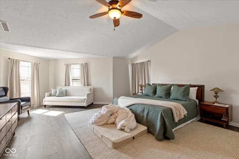 Bedroom at 7675 Winding Lake Drive S, Noblesville, IN