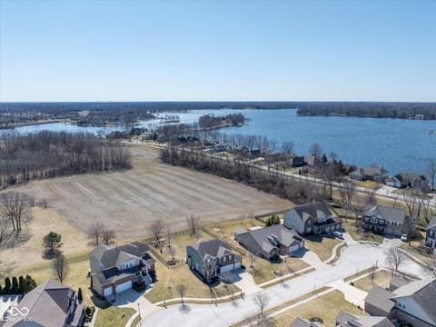 Aerial view at 7675 Winding Lake Drive S, Noblesville, IN