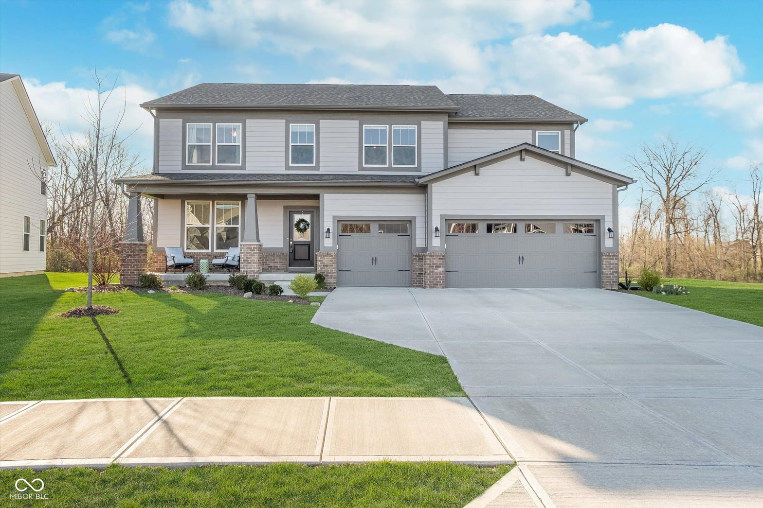 Front exterior at 19477 Quilling Lane, Noblesville, IN