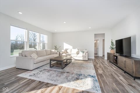 Living room at 19477 Quilling Lane, Noblesville, IN