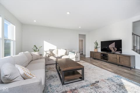 Living room at 19477 Quilling Lane, Noblesville, IN