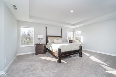 Primary bedroom at 19477 Quilling Lane, Noblesville, IN