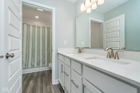 Bathroom at 19477 Quilling Lane, Noblesville, IN