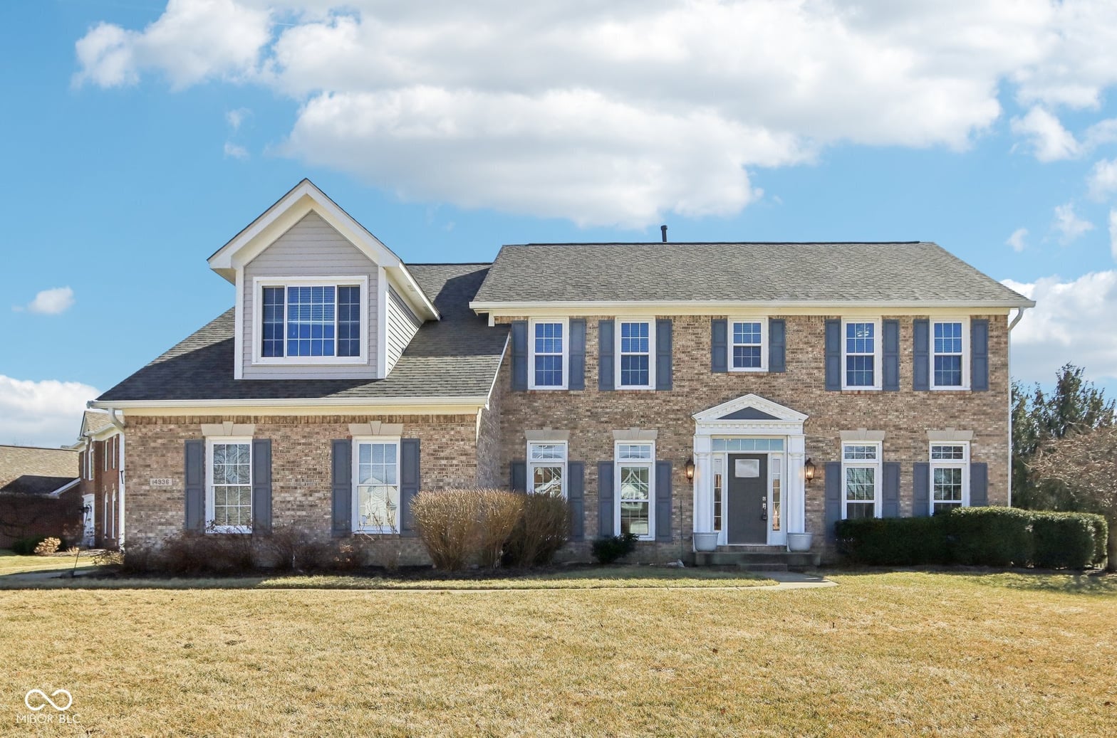Front exterior at 14936 Newport Drive, Westfield, IN