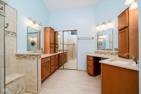 Primary bathroom at 3034 Tiffany Court, Carmel, IN