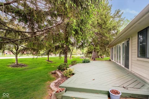 Outdoor living area at 3034 Tiffany Court, Carmel, IN