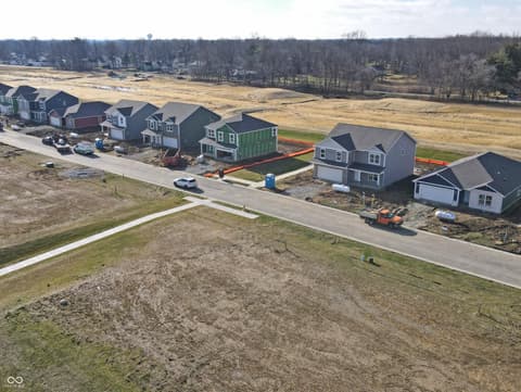 Aerial view at 24403 Stout Street, Sheridan, IN