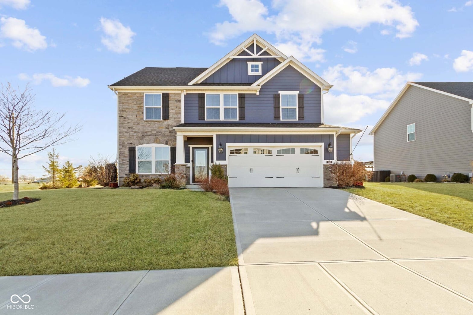 Front exterior at 13615 Moorcroft Drive, Fishers, IN
