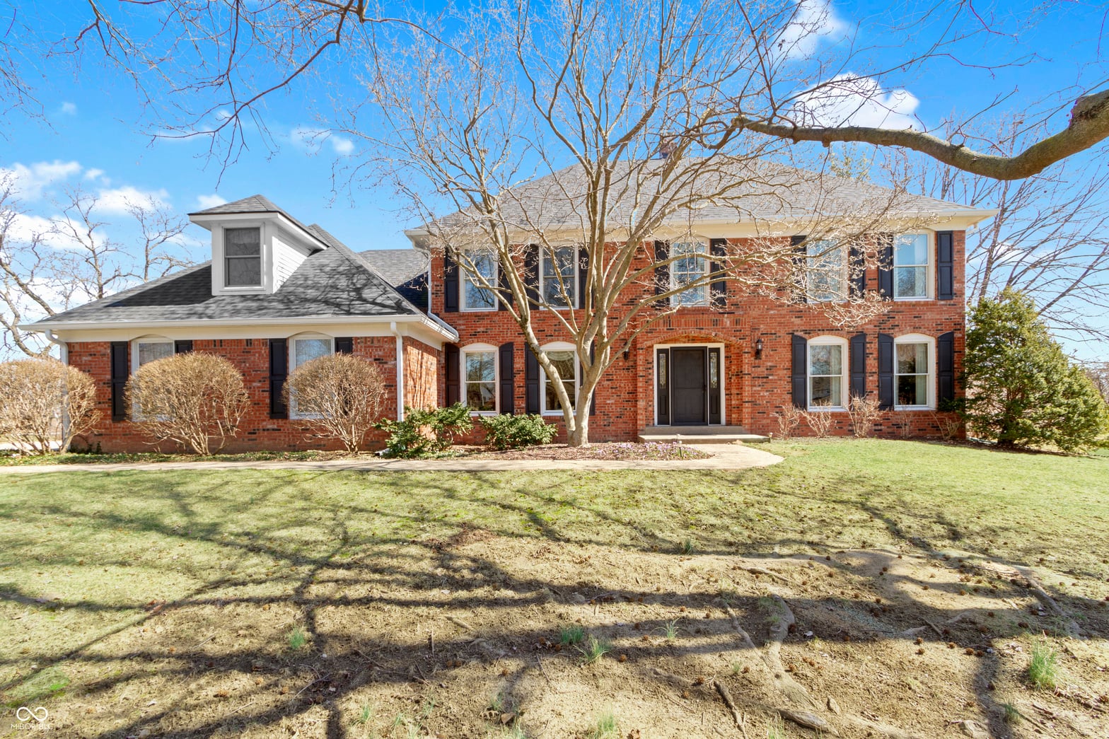 Front exterior at 10817 Lakeview Drive, Carmel, IN