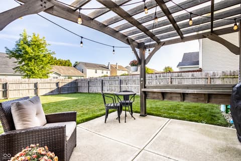 Outdoor living area at 948 Northwich Avenue, Westfield, IN