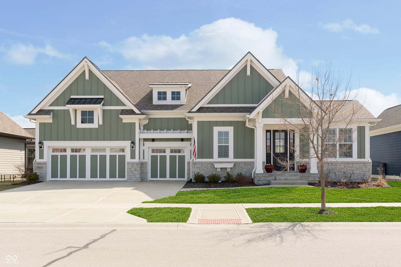 Front exterior at 1499 Avondale Drive, Westfield, IN