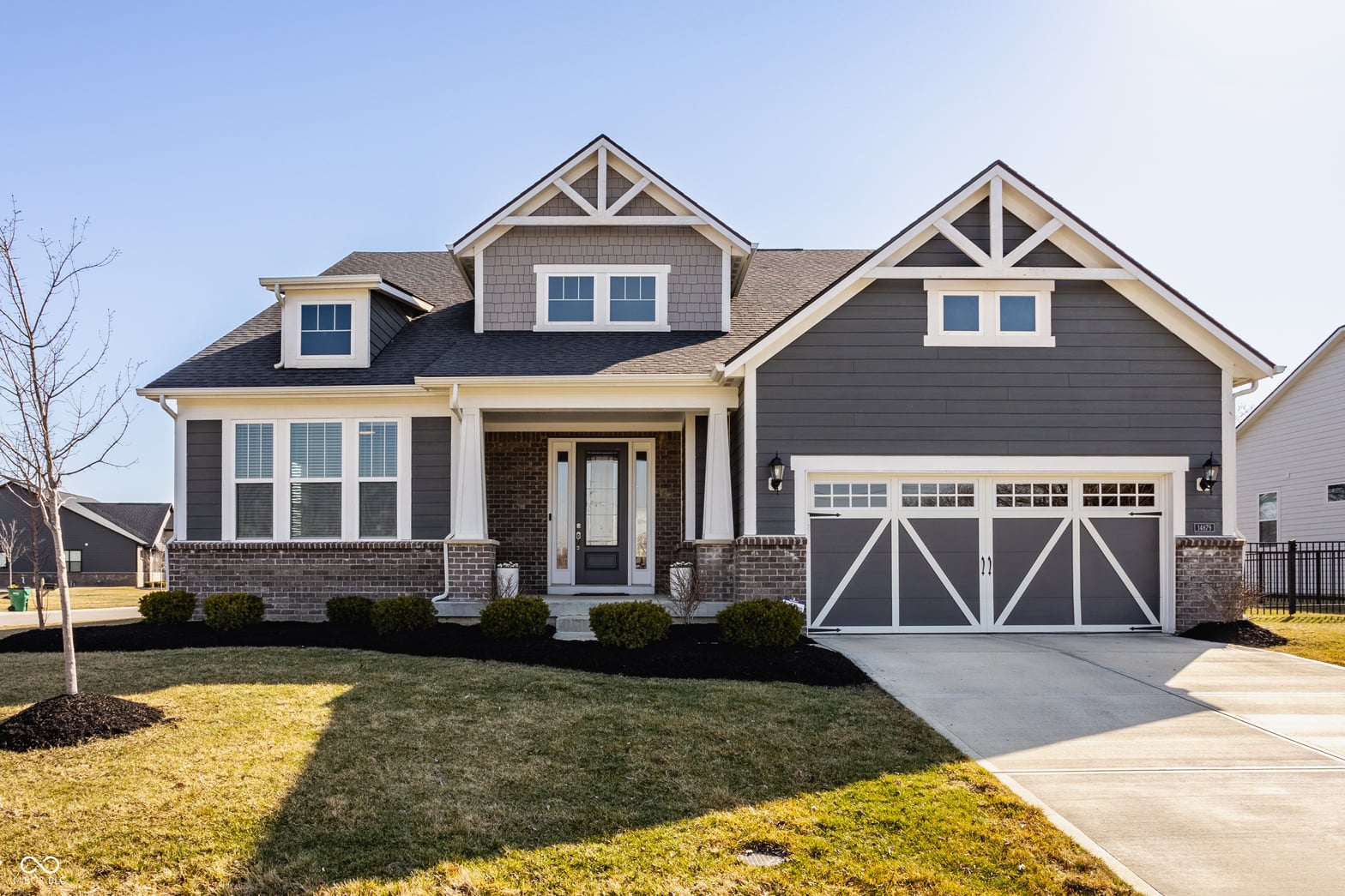 Front exterior at 14879 Thornapple Drive, Carmel, IN