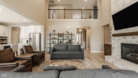 Living room at 14879 Thornapple Drive, Carmel, IN
