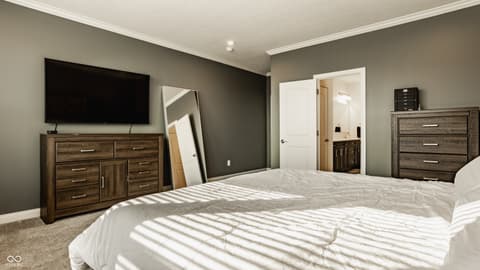 Primary bedroom at 14879 Thornapple Drive, Carmel, IN