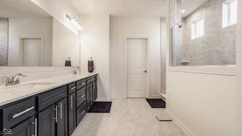 Primary bathroom at 14879 Thornapple Drive, Carmel, IN