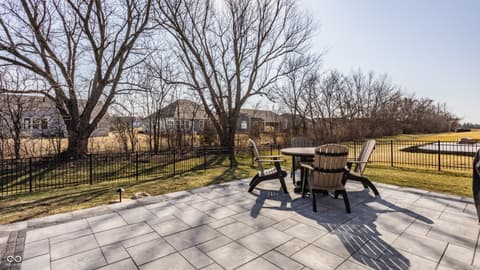Outdoor living area at 14879 Thornapple Drive, Carmel, IN