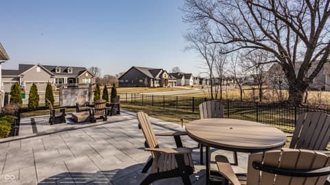 Outdoor living area at 14879 Thornapple Drive, Carmel, IN