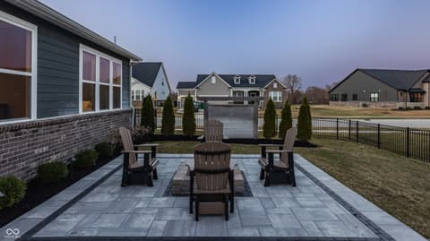 Outdoor living area at 14879 Thornapple Drive, Carmel, IN