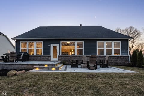 Backyard at 14879 Thornapple Drive, Carmel, IN