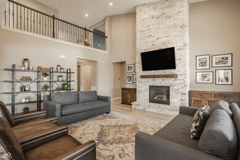 Living room at 14879 Thornapple Drive, Carmel, IN