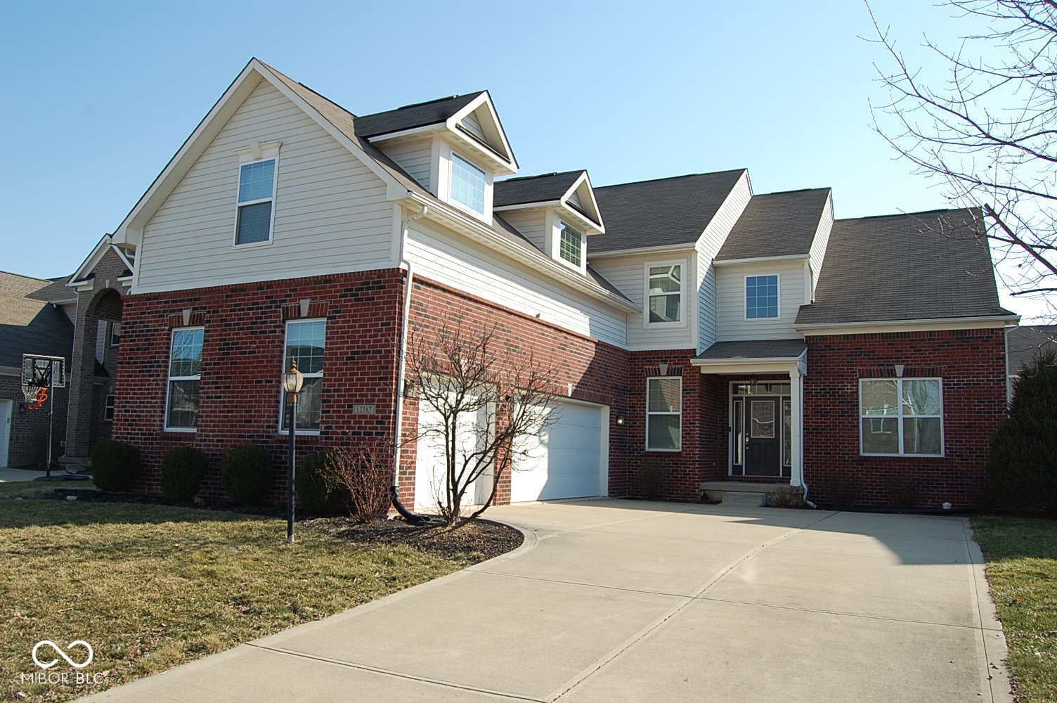 Front exterior at 12387 Wolverton Way, Fishers, IN