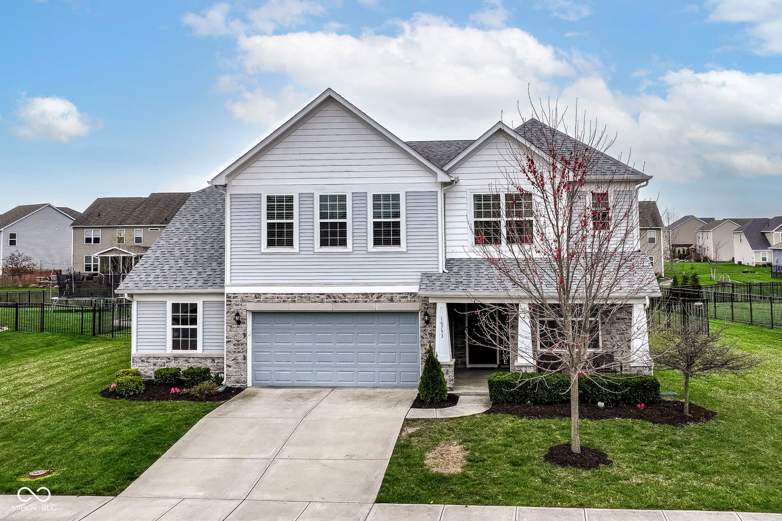 Front exterior at 16753 Workington Way, Westfield, IN