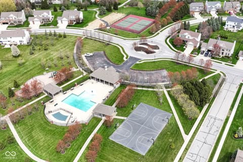 Aerial view at 16753 Workington Way, Westfield, IN