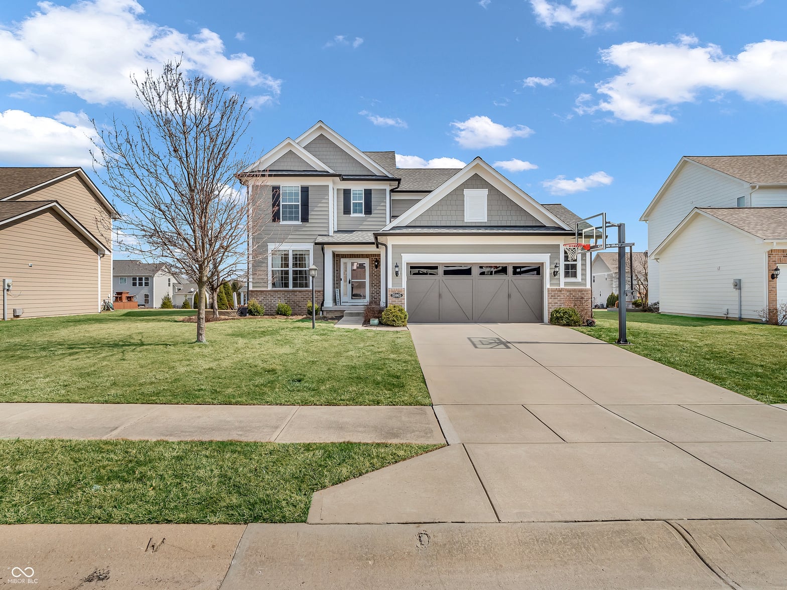 Front exterior at 15965 Falcons Fire Drive, Westfield, IN